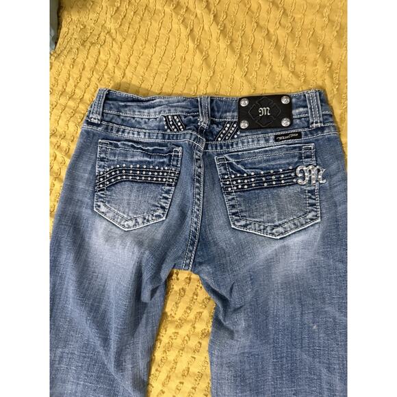 Women’s Miss Me Jeans JPS344B Boot Flare Jeans Size 29x32 - Picture 2 of 8